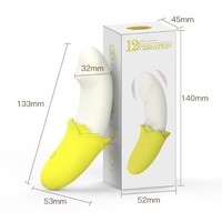 Mini Wasserdichter Bananen-AV-Zauberstab-Massager, Analdildo, vibrierendes Sexspielzeug, Bullet-Vibrator, Zauberstab-Massager für Frauen