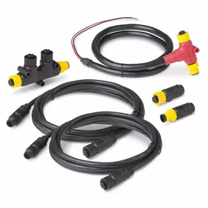 Nmea 2000 Connector Marine System Terminator Cable Waterproof Male Female Plug 5 Pin A Code Ip67 M12 Circular Connector