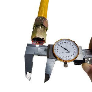 Tuyau de cuisinière à gaz <span class=keywords><strong>flexible</strong></span> en acier inoxydable, anti-explosion, résistant à la corrosion, personnalisable - Product Image 4