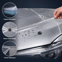 Film de protection de peinture PPF transparent de qualité supérieure, TPU auto-réparateur, hydrophobe, anti-rayures, haute brillance, film de protection de carrosserie automobile