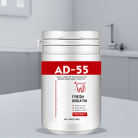 Fabricants vente en gros de poudre de dent probiotique à la menthe de marque privée personnalisée OEM/ODM accessoire de blanchiment des dents multi-usages nature