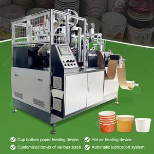 เครื่องผลิตชามกระดาษทรงสี่เหลี่ยมผืนผ้าสำหรับซุปและสลัด ทำจากกระดาษคราฟท์ ผลิตในจีน - Product Image 3