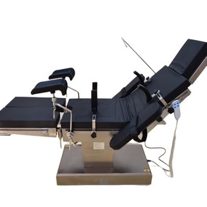 Operating <b>Table</b> Lumbar And Shoulder Support Adjustable Manual 304 Stainless Steel Hospital Surgical Supplies - Product Image 5