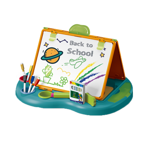 Double Side Kids Bảng Viết Trẻ Em Gấp Giá Vẽ Đa Chức Năng Vẽ Đồ Chơi - Product Image 2