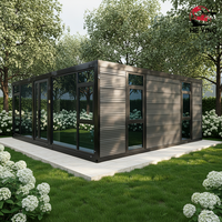 Villa préfabriquée de luxe en acier de 20 pieds, maison conteneur extensible au design moderne pour usage hôtelier, marque HUAYING