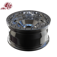 Jantes forgées tout-terrain 18"-26" 6x139.7 6x135 5x127 Poli Rétro Effet Beadlock 4x4 Camion SUV Alliage Profond Nouveau 25mm