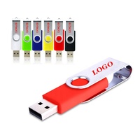 Clé USB pivotante personnalisée avec logo 2025, USB 2.0/3.0, capacité 1 Go, 2 Go, 4 Go, 8 Go, 16 Go, 32 Go, 64 Go – Nouveau produit