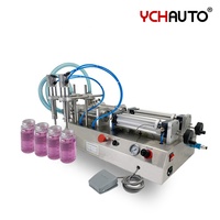 Machine de remplissage de parfum personnalisée 5 ~ 1000ml 4 têtes pour faire la machine de remplissage de bouteilles de parfum sous vide