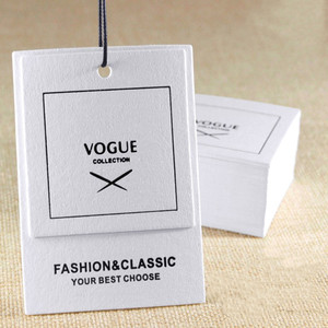 In ấn may mặc các tông màu đen treo thẻ tùy chỉnh cá nhân treo thẻ may các tông treo thẻ - Product Image 6