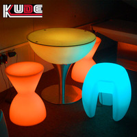 Table de cocktail LED 80 cm, mobilier de bar LED à changement de couleur pour mariage, salle de bal, exposition, tables de cocktail pour événements
