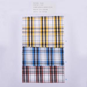 Tissus en coton à carreaux de qualité supérieure, prix bas, vente en gros directe d'usine pour chemises - Product Image 4