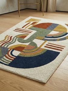 Handmade Moroccan Wool Carpet Hand Knotted Berber Rug Premium Quality <b>Floor</b> Covering for Luxury Residential Interior Design - Product Image 1
