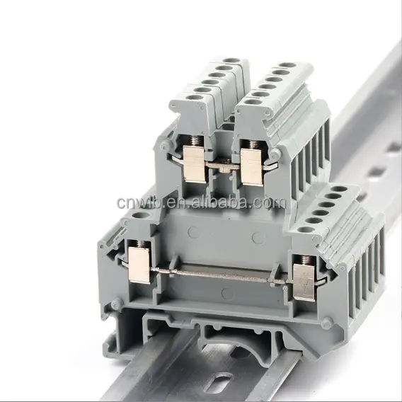 DEGSON UKK connector DC2.5 power distribution Electric terminal block 2.5mm screw din rail terminal blocks connector UK2.5N