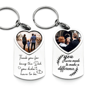 Vente en gros de porte-clés en métal promotionnel sublimation photo personnalisée porte-clés hôtel maman saint valentin porte-clés accessoires