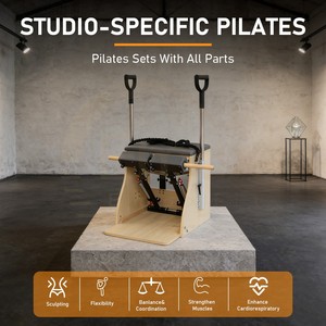 Chaise Wunda en bois professionnelle pour Pilates, équipement certifié CE, vente directe d'usine, chaise de fitness pour salle de sport - Product Image 1