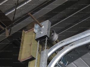 Prix d'usine réduit 1 5/16 Palan à chaîne manuel sectionnel en alliage d'aluminium Rollup Door Hoist Garage Door Hardware Best Value - Product Image 4