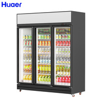 Réfrigérateur commercial pour boissons HUAER, fabrication de réfrigérateurs de supermarché en Chine