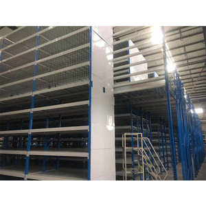 Multi-livello in metallo soppalco scaffalature 5-strato di magazzino scaffale per Loft di stoccaggio e scaffalature - Product Image 5