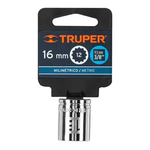 BOX 6 Douille 16 mm, 12 points, entraînement 3/8 po, TRUPER - Product Image 4