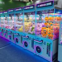 Neofuns Machine à griffes en métal de 21 pouces, à monnayeur, jeu de griffes d'arcade pour la rédemption de prix, avec lecteur de billets et lecteur de cartes de crédit