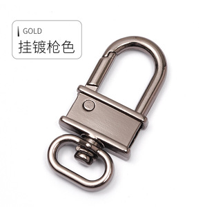 Car Keychain Zinc Alloy <b>Light</b> Gold Plated Luxury Home Use A3739 Forehead Buckle - Product Image 2