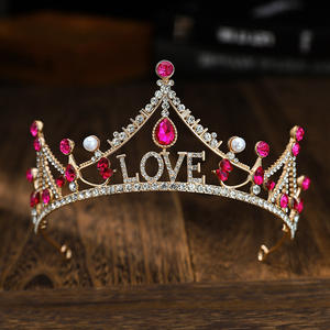 Corona Infantil Estilo Coreano, Accesorios para el Cabello de Princesa Hada, Diadema de Palacio para Niñas, Corona de Cumpleaños, Tiara - Product Image 6