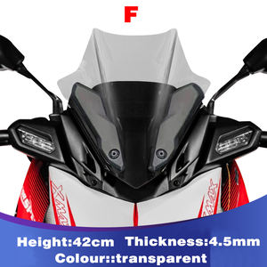 Parabrisas de Motocicleta para <span class=keywords><strong>Yamaha</strong></span> XMAX300 Modificado, Parabrisas Delantero Deportivo Competitivo, Deflectores de Aire Xmax 2023 - Product Image 3