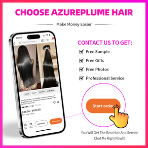 วิกผมลอนสำหรับเด็กขนาด22นิ้วทำจากลูกไม้ผมบริสุทธิ์แบบสองชั้นทำจากผมคนผมดิบขนาด22นิ้ว - Product Image 6