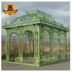 Gazébo en fer forgé décoration extérieure jardin en métal gazébo extérieur moderne - Product Image 2