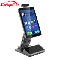 Vente en gros de kiosque de bureau tout-en-un de 10,1 pouces, écran tactile en libre-service, machine de paiement automatique pour restaurant, caméra de reconnaissance faciale