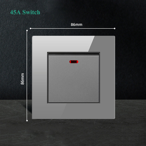 Universal 45A Wall <strong>Switch</strong> Electric Touch <strong>Light</strong> <strong>Switch</strong> <strong>With</strong> Led <strong>Light</strong> - Product Image 1