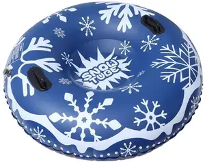 Winter Outdoor Fun 47 Inch Sneeuw Buizen Zware Grote Sneeuw Slee Met Handvatten Voor Volwassenen Kids