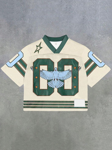 قمصان جديدة للرجال لأزياء أورلينز الجديدة زي فريق القديسين قميص كرة القدم الأمريكية مقاس كبير قمصان مزخرفة بشعارات ملابس شبابية للرجال - Product Image 4