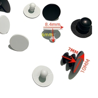 Bracelet de montre intelligent en silicone boucle en métal 8.4*6MM boucle de bracelet de montre en métal clou