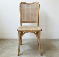 Chaises de salle à manger empilables classiques en bois massif et rotin, écologiques et stables, idéales pour appartements et mariages – Offre Spéciale