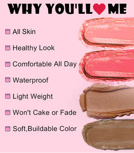 6 Couleurs <span class=keywords><strong>Contour</strong></span> Palette Blush Surligneur Bronzer Pressé Shimmer Mat Texture <span class=keywords><strong>Miroir</strong></span> Intégré Longue Durée Imperméable Visage - Product Image 5