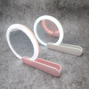 Hand Mirror Wholesale Top Quality <b>LED</b> Makeup Mirror Portable Makeup Mirror With <b>Led</b> <b>Light</b> - Product Image 3