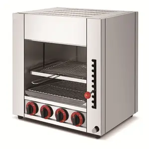 Commercial gas salamander grill and Japanese cuisine elevated surface fireplace smokeless coal gas oven pizza