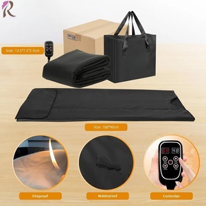 Tapis <span class=keywords><strong>de</strong></span> <span class=keywords><strong>sauna</strong></span> chauffant en fibre <span class=keywords><strong>de</strong></span> carbone 36000 fils, à chauffage rapide, pour détoxification profonde, usage domestique - Vente chaude - Product Image 4