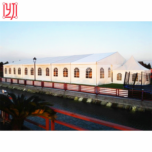 Tente de réception en PVC blanc avec structure en aluminium pour 150, 750 ou 1200 personnes - Product Image 3