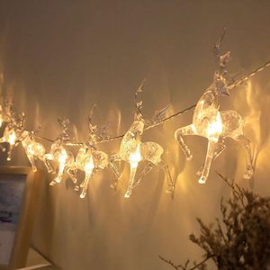 10ct ELK Led light set waterproof decorative LED lighting for holiday party home decor energy saving warm ambiance - Product Image 1