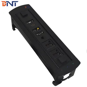  Enchufe de regleta empotrada con interruptor 4 tomas de  corriente, 2 concentradores USB con 2 tornillos : Electrónica