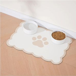 Tapis d'alimentation absorbant pour chaton, tapis imperméable pour les bols <span class=keywords><strong>de</strong></span> nourriture et d'eau pour chiens et chats, dos en caoutchouc à séchage rapide - Product Image 6