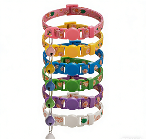 Gran Stock de Collares Personalizados para Mascotas con Hebilla de Seguridad, Collar para Gatos con Estampado 1.0, Novedades en Collares para Perros - Product Image 1