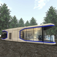 Capsule spatiale, complexe hôtelier, maison préfabriquée, villa, appartement, hôtel