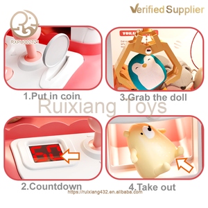 آلة مخلب تعمل بالعملات المعدنية، لعبة تعليمية للأطفال، آلة مخلب صغيرة، هدية ممتعة للأطفال، مناسبة للألعاب المحشوة - Product Image 4