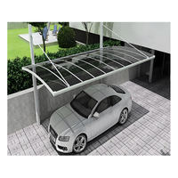 Abri de voiture extérieur étanche Qishu QS120, auvent en aluminium, tente de garage, abri de rangement pour vélos, carport