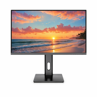 Moniteur de jeu LED 24 pouces IPS sans bordure, 16:9, 1K HDR, taux de rafraîchissement élevé, temps de réponse de 5 ms, écran de bureau professionnel, directement de l'usine