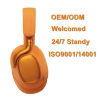 Headphone Hybrid FFFB Baru ANC Peredam Kebisingan 30-35dB 5 Mikrofon untuk Penerbangan BT Headset Nirkabel Lipat Putar JL7018 Driver Dinamis