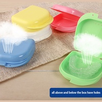 Boîte à dents personnalisée Guber, boîte de rangement pour prothèses dentaires colorées, boîte de maintien orthodontique en plastique PP certifiée CE